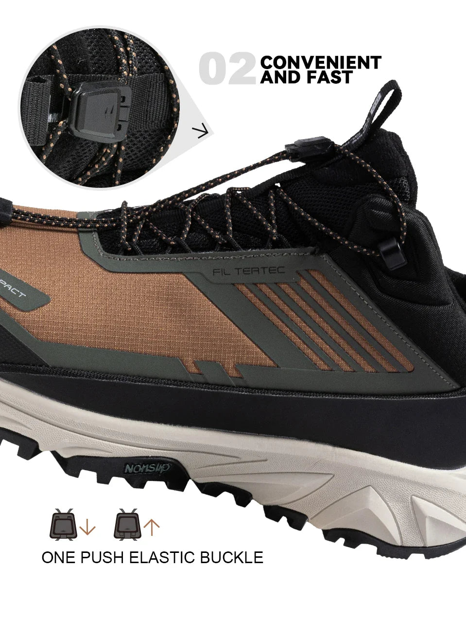 Men Hiking Shoes Outdoor Waterproof Resistant Sneakers Male Winter Comfort Plush Warm Casual Walking Shoes Non-Slip
