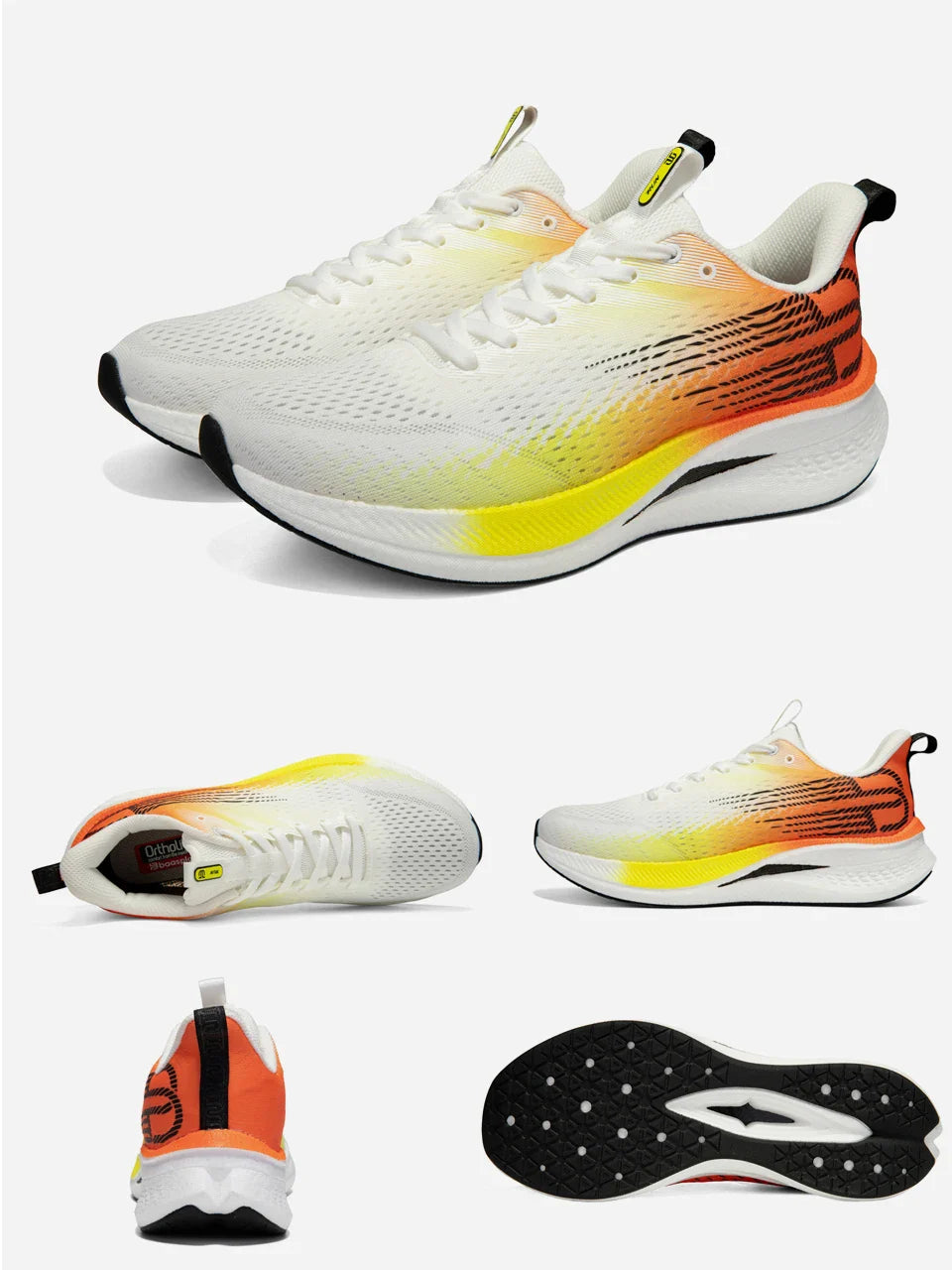 Men Jogging Sports Shoes Carbon Plate Professional Cushioning Sneakers Male Outdoor Breathable Non Slip Running Shoes