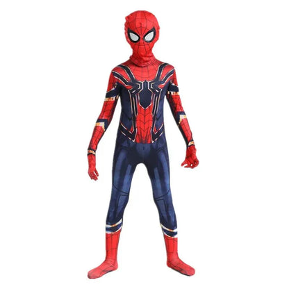 Kids Spider Superhero Costume Anime Game Cartoon Role Play Mask Costume Halloween Party Play Costume Kids Gift