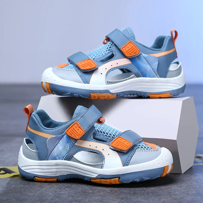 Summer Breathable Sport Sandals for Children Boys Outdoor Casual Beach Shoes Comfortable Non-slip Kids Fashion Sandal