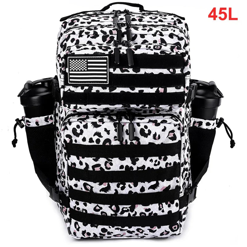 45L Tactical Backpack Men Outdoor Waterproof Sports Travel Gym Hiking Bug Out Bag Military Camping Hunting Survival Rucksack