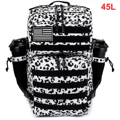 45L Tactical Backpack Men Outdoor Waterproof Sports Travel Gym Hiking Bug Out Bag Military Camping Hunting Survival Rucksack
