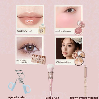 Little Angel Collection Makeup Gift Box Eyeshadow Blush Cream Matte Lipstick Highlighter Full Kit All In One