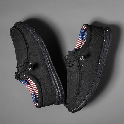 Plus Size Men's Solid Color Breathable Slip On Classic Loafer Shoes Comfy Casual Durable Lightweight Walking Shoes