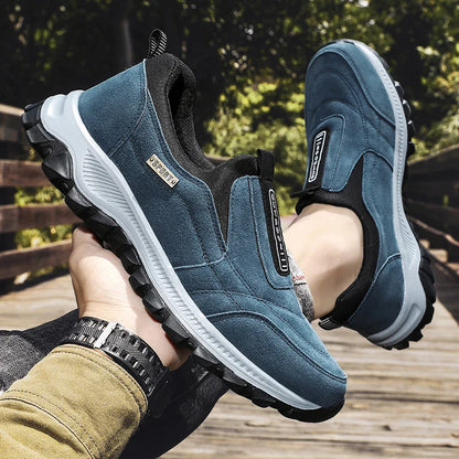 Men's non-slip casual sports shoes wear-resistant hiking shoes Outdoor 2025 fashion comfortable flat walking shoes for men