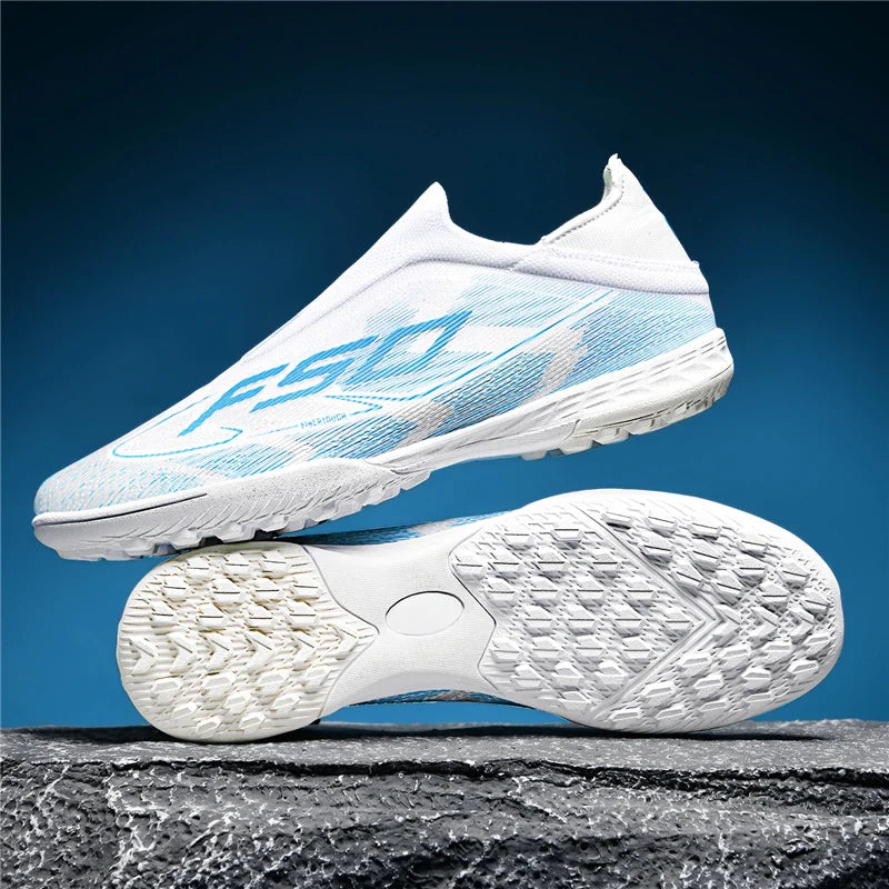 New Men Football Boots Outdoor High-top Soccer Shoes Cleats Hot-selling Grass Match Indoor Sneakers Non-Slip High-quality