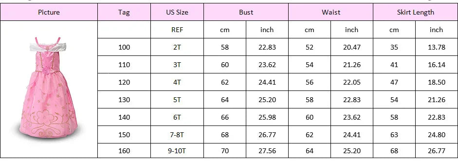 Cinderella Anna Elsa Costume Children Princess Dress for Girls Kids Cosplay Snow White Christmas Carnival Party Disguise Outfit