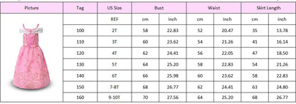 Cinderella Anna Elsa Costume Children Princess Dress for Girls Kids Cosplay Snow White Christmas Carnival Party Disguise Outfit