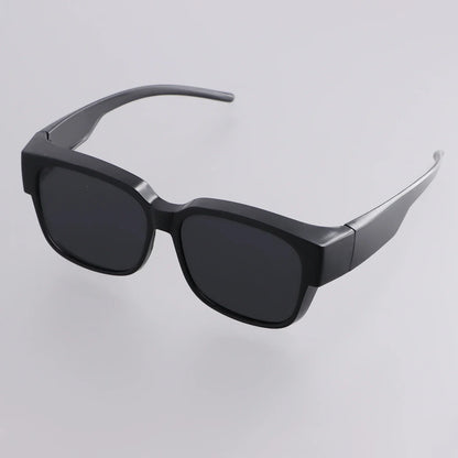 For Driving Riding That Can Be Worn over Other Glasses Wrap Around Square Shades Fit Over Glasses Sunglasses Polarized