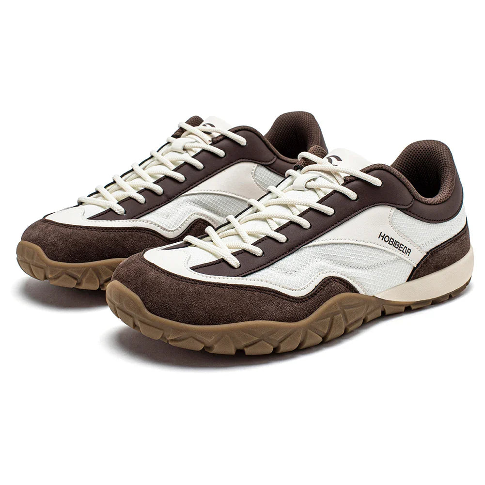 Wide Width Hiking Shoes Unisex Trekking Trail Running Sneakers Retro Non Slip Lace-Up Walking Shoes