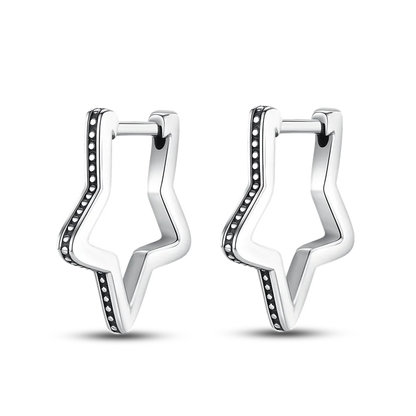 925 Silver Charms Plata De Ley 925 Jewelry Women Fashion Cute Tiny Clear Crystal CZ Stud Earrings Star Starfish Dolphin Earrings