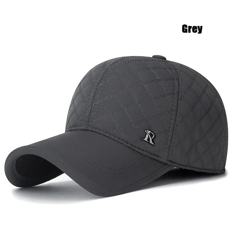 New Unisex Middle-Aged and Elderly Winter WindProof, Cold-Proof and Warm Baseball Cap With Ear Protection, Thickened Peaked Cap