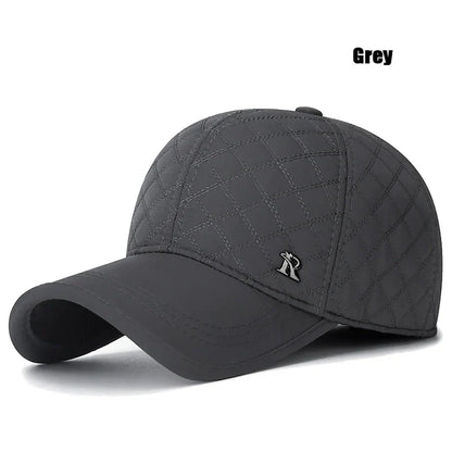 New Unisex Middle-Aged and Elderly Winter WindProof, Cold-Proof and Warm Baseball Cap With Ear Protection, Thickened Peaked Cap