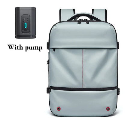 Travel casual Backpack 16 inch vacuum compression Laptop Backpack USB charging school Backpack Extended Hiking Business backpack