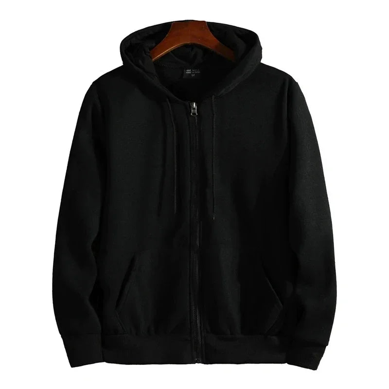 Men's Tracksuit Fashion Daily Sweatshirts Men Single Piece Sweatshirt Sports Pants and Sportswear Zip Up Hoodies Hoodie Cardigan
