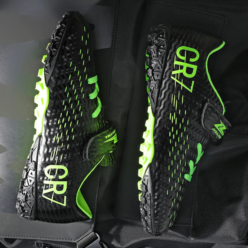 New Men Kids Football Boots Grass Boys Professional Non-Slip Ultralight Cleats Match Soccer Shoes Training Shoes Drop Shipping