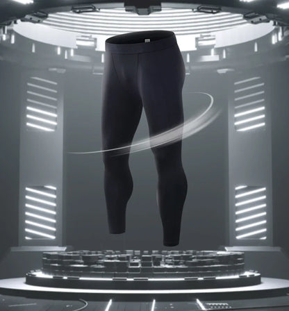 Men's compression sports pants fast drying fitness sports pants running tight pants training tight pants black red gray line