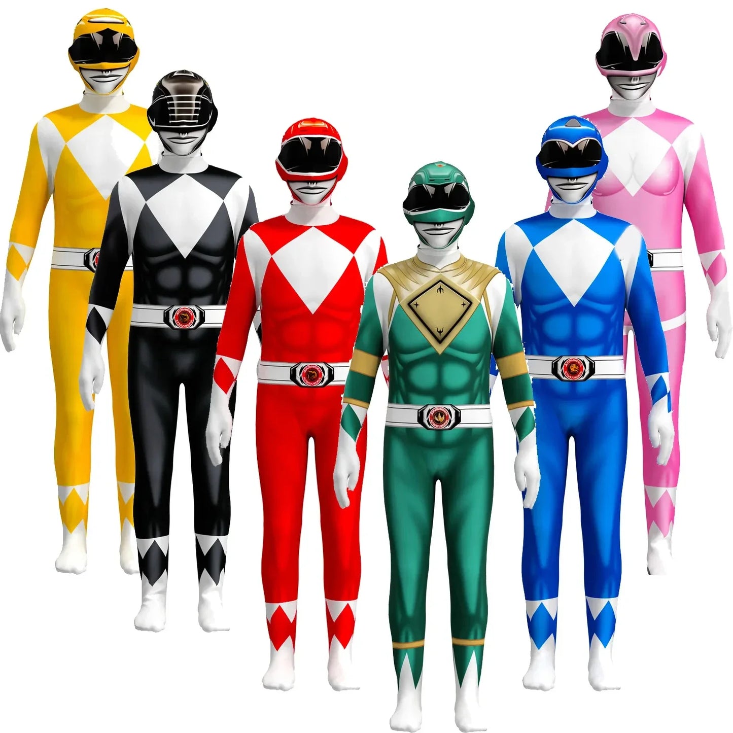 Adult Kids Morpher Superhero Samurai Sentai Shinkenger Rangers Cosplay Fantasia Halloween Costume Mask For Men Boy