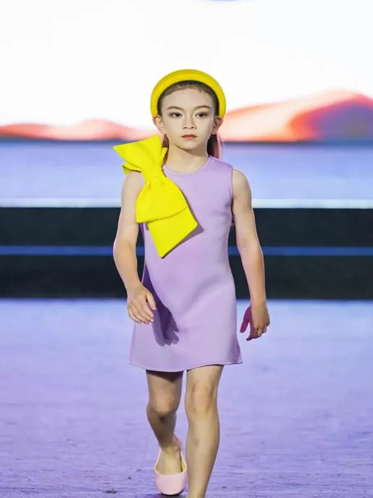 Summer Dress Children Princess Evening Gown Wedding Birthday Party Girls Dresses A3194 Vestidos Ropa Para Niña
