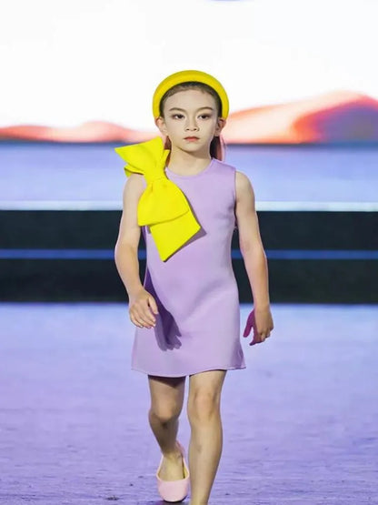 Summer Dress Children Princess Evening Gown Wedding Birthday Party Girls Dresses A3194 Vestidos Ropa Para Niña