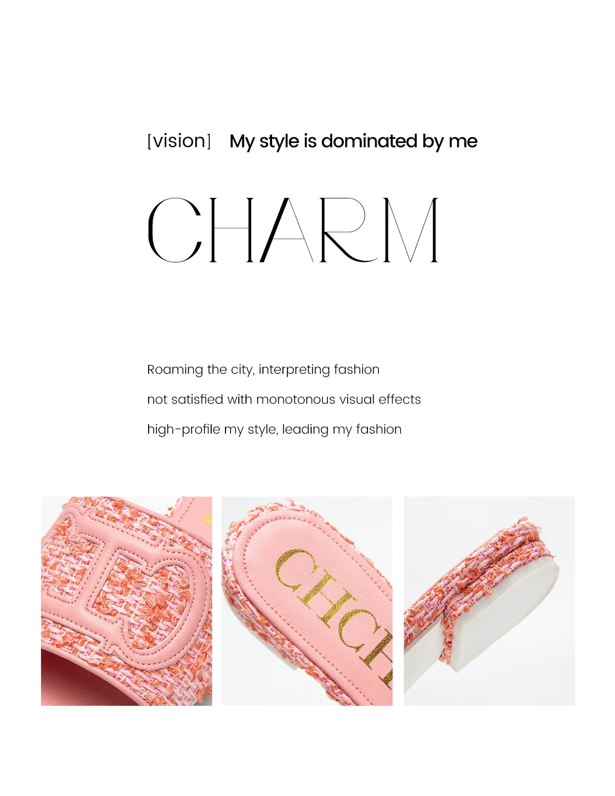 Women's Slippers New Fabric Fashion Flat Sandals Business Banquet Women's Shoes