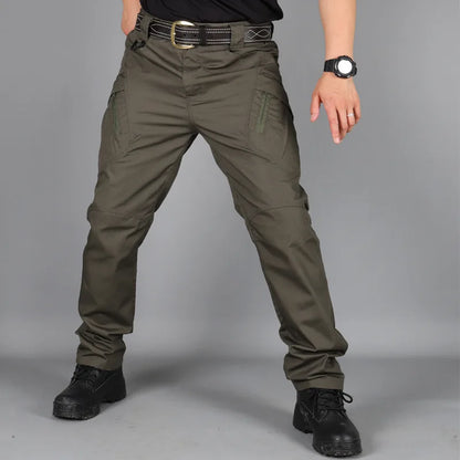 Summer Military Tactical Cargo Pants Casual Trousers Men Wear-resisting Multi-Pockets 1/2Pcs Outdoor Hiking Work Trousers Men