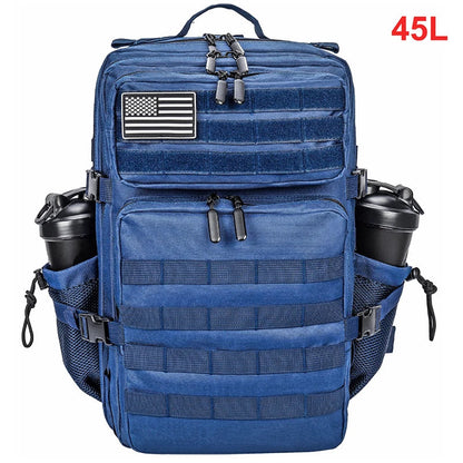 45L Tactical Backpack Men Outdoor Waterproof Sports Travel Gym Hiking Bug Out Bag Military Camping Hunting Survival Rucksack