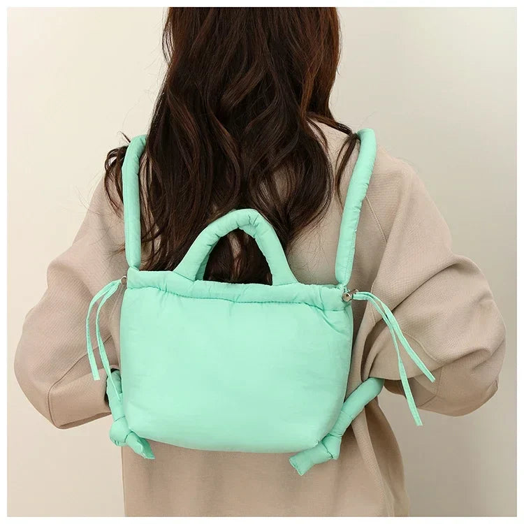 Colorful Nylon Small Square Shoulder and Crossbody Bags Super Cool Simple Versatile Handbags for Women 2024 Casual Hot Sale