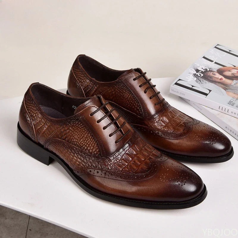 2025 Large Size Fashionable Men's Office Formal Shoes Low Cut Daily Comfortable Pointed Multifunctional Men's Wedding Shoes