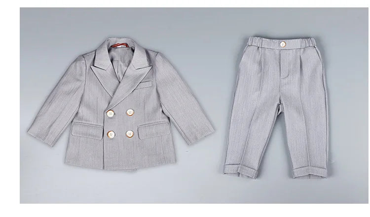 Boys Suit For Wedding 1Year Baby Kids Photograph Suit Children Formal Ceremony Tuxedo Dress Child Party Performance Costume
