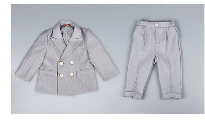 Boys Suit For Wedding 1Year Baby Kids Photograph Suit Children Formal Ceremony Tuxedo Dress Child Party Performance Costume