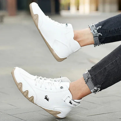 Men's Boots Casual Fashion Luxury Designer Soft Sole Waterproof Mens Loafers New Trend High Quality Couple Lace Up Hiking Shoes