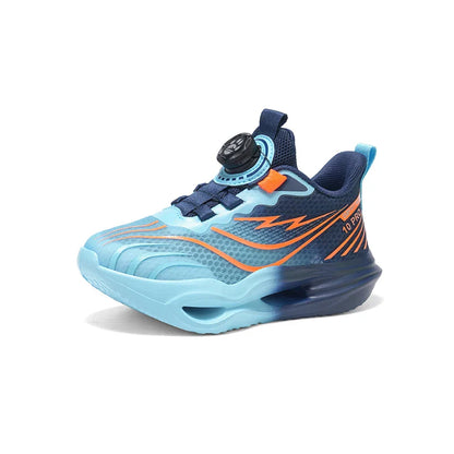 Children‘s Basketball Shoes Non-slip Breathable Sports Training Shoes Outdoor Lace-up Boys Girls Jogging Shoes Mesh Gym Sneakers