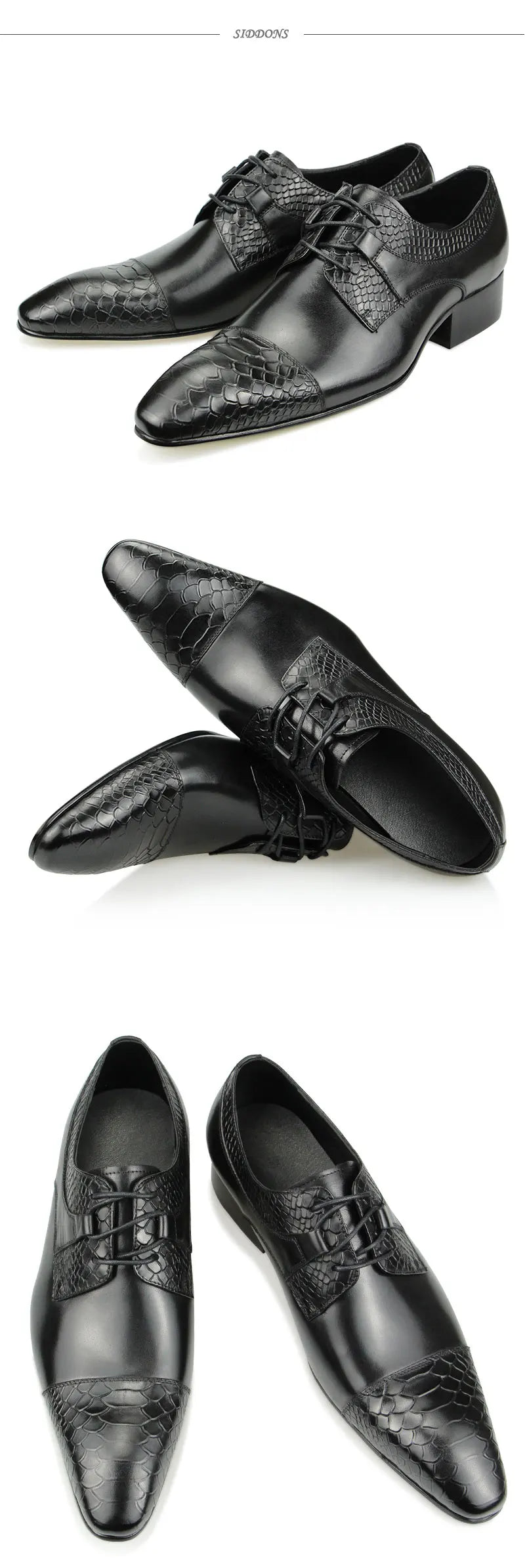 Wedding Red Shoes For Men Lace Up Fashion Derby Shoes Formal Business Office Genuine Leather Pointed Toe Dress Man Shoe
