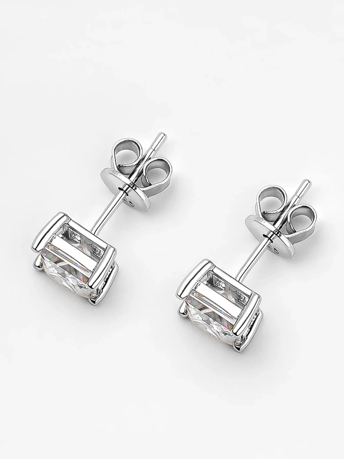 Real 1 Carat D Color Moissanite Stud Earrings For Women Top Quality 100% 925 Sterling Silver Sparkling Wedding Jewelry Hot