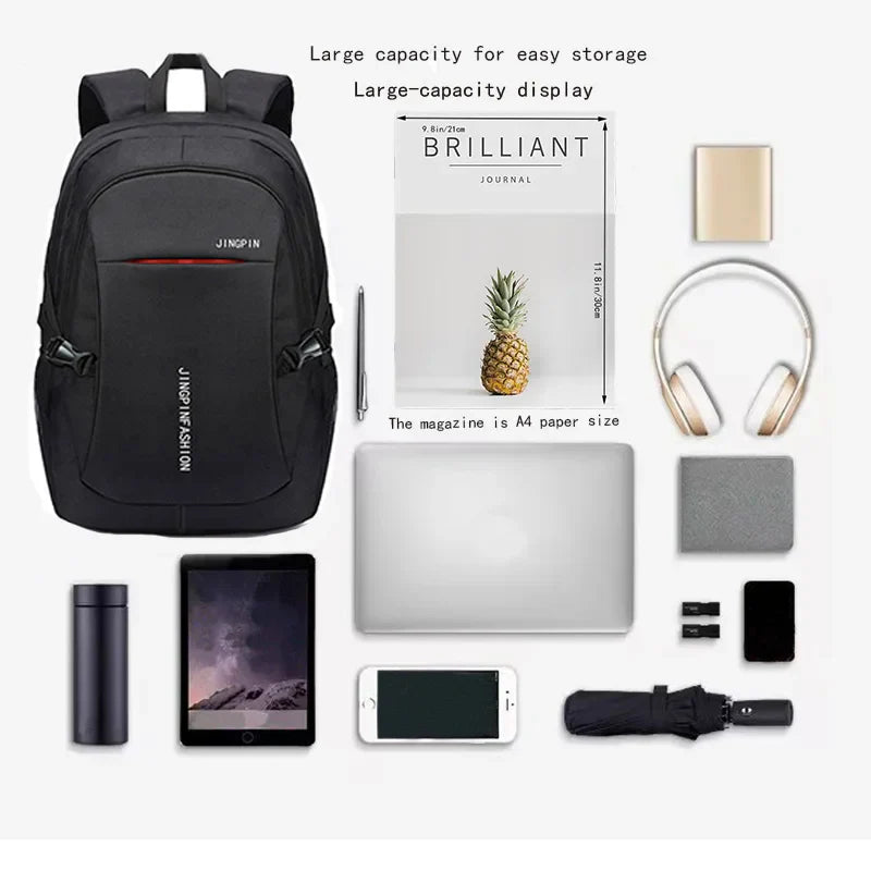 Men's and Women's Casual Canvas Briefcase - Simple Dual-Shoulder Bag - Korean Version - Laptop Travel Bag