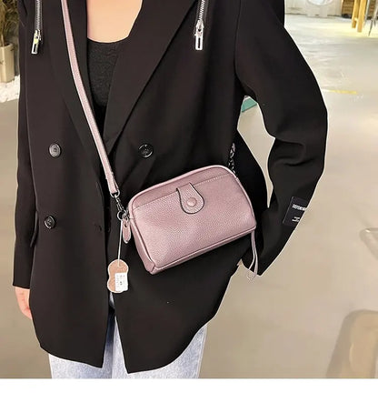 Women Genuine Leather Shoulder Bag New Casual Female  Small Crossbody Bags For Women Bag Cell Phone Bag Day Clutches