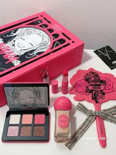 Passional Lover Makeup Cosmetics Set Foundation+eyeshadow+lipstick Long-lasting Moisturizing Waterproof for Women Beauty Makeup