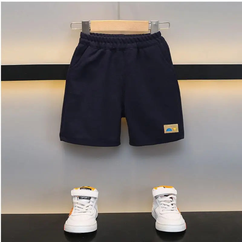 ‌Boys' 2026 New Summer Polo Shirt & Shorts 2-Piece Set Trendy Sporty Waffle Knit Outfit Cool Casual Toddler Kids Clothing