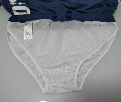 Thin Board Shorts Mens Swimming Shorts Swimwear Beach Surf Boardshort Men Swim Trunk Bath Suit Sport Running Short Liner In