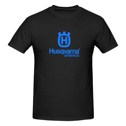 Motorcycle Print T-shirt 100% Cotton Casual Oversized Clothing Streetwear Men Graphic T Shirts for Motorcycle Enthusias