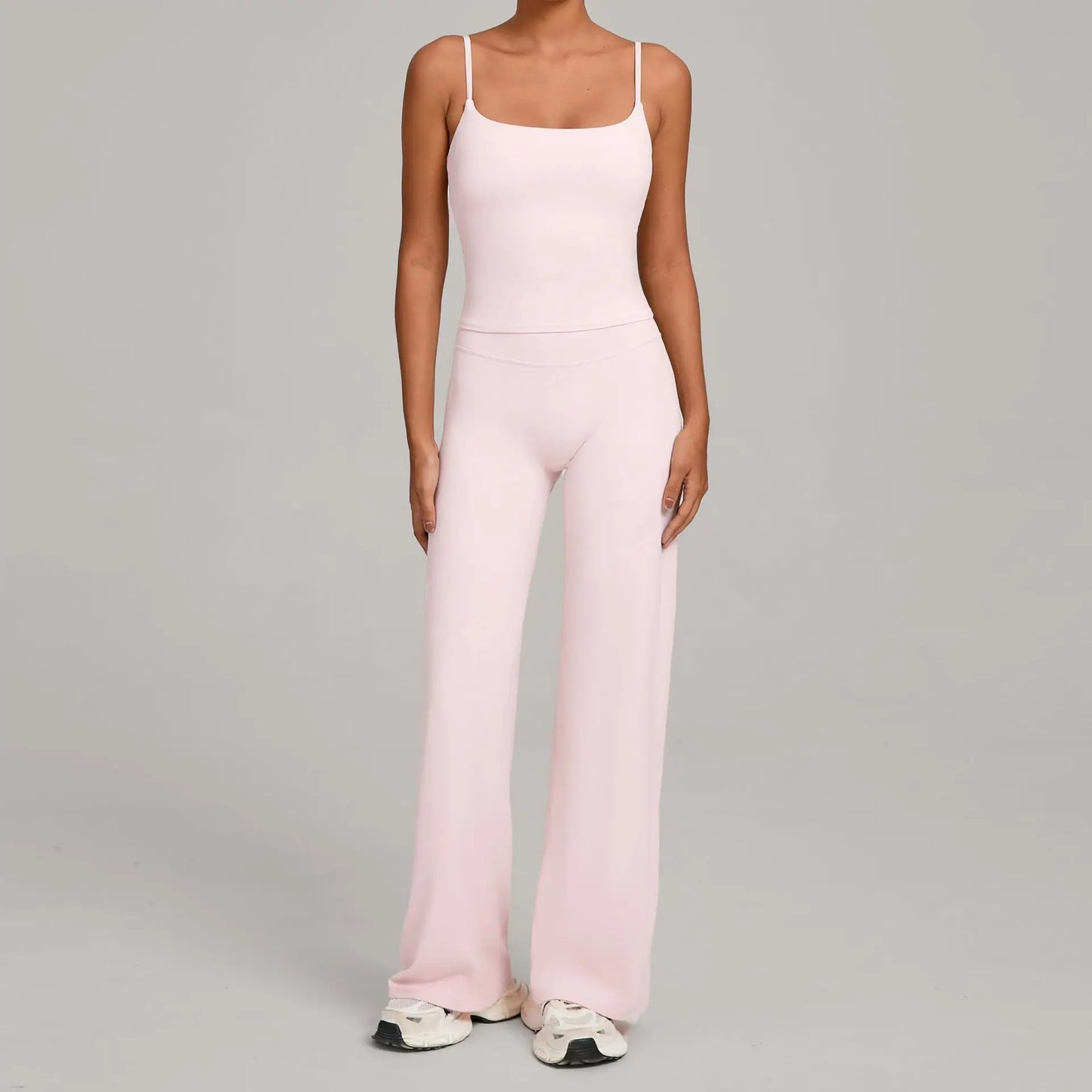 Gym Workout Clothes Women's Casual Wear Outdoor Sports Tight Yoga Suit Naked Feeling Fitness Suit High Waist Yoga Two-piece Set