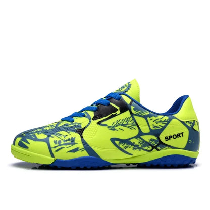 Children Soccer Shoes Sports Society Field Boy Football Shoes Futsal Fast Indoor Sneaker Original Ankle Cleats Football Boots