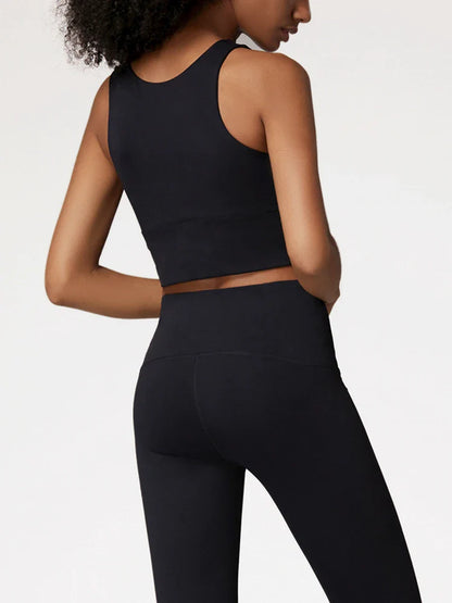 High Elastic Women's 2 Piece Yoga Set with Sports Bra and Leggings High Stretch Pants Bra with Coaster Women's Sports Suit👚