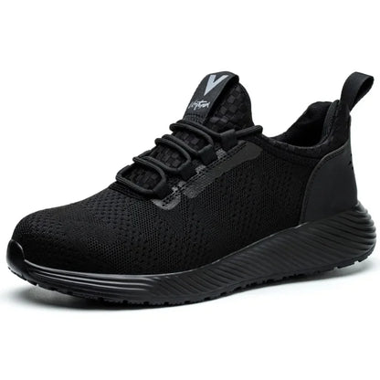 Men's Anti Smashing and Anti Stabbing Lightweight  Comfortable, Breathable  Protective and Safety Shoes