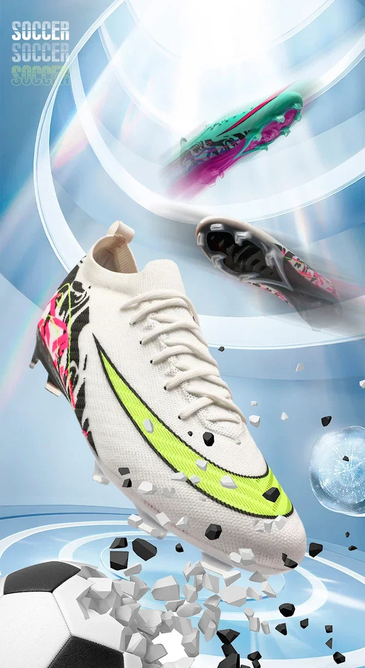 Hot Selling Soccer Shoes Society Professional Grass Training Original Football Field Boots Cleats Indoor Non Slip Futsal Sneaker