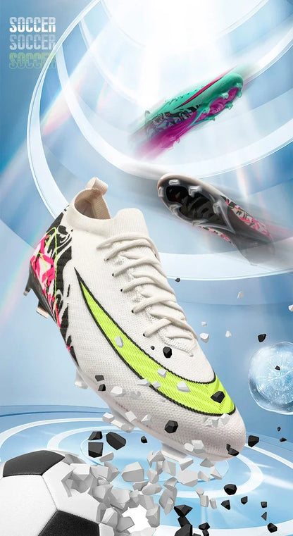 Hot Selling Soccer Shoes Society Professional Grass Training Original Football Field Boots Cleats Indoor Non Slip Futsal Sneaker