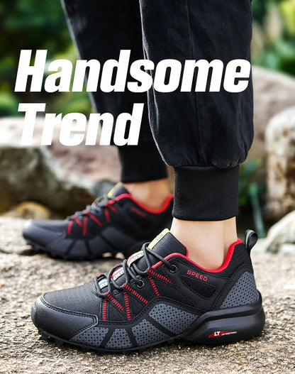 2025 Hiking Shoes Men's Non-slip Wear-resistant Comfortable Outdoor Hiking Sports Shoes Outdoor Running Shoes Walking Sports Sho