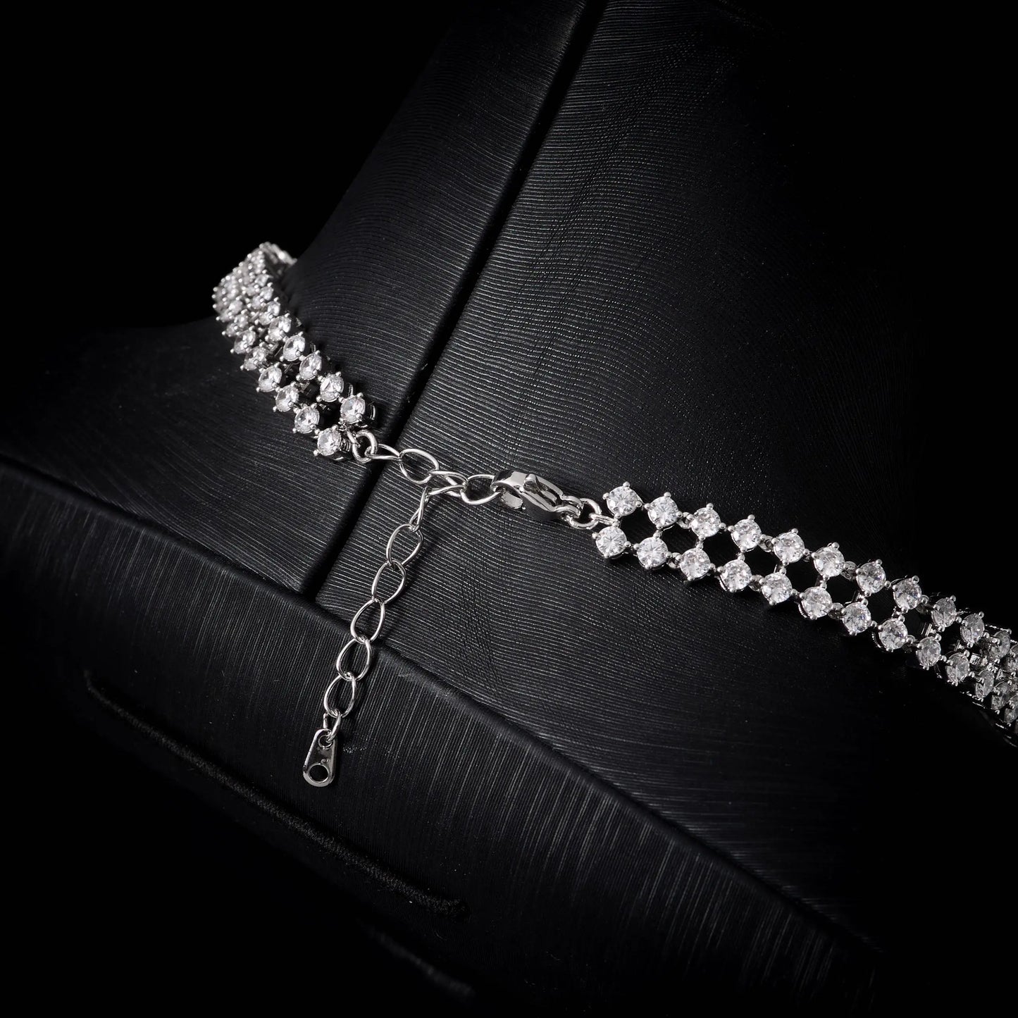 Choker Necklace Sets for Women Cubic Zirconia Bridal Jewellery Set Dubai Saudi Party Engagement Accessory