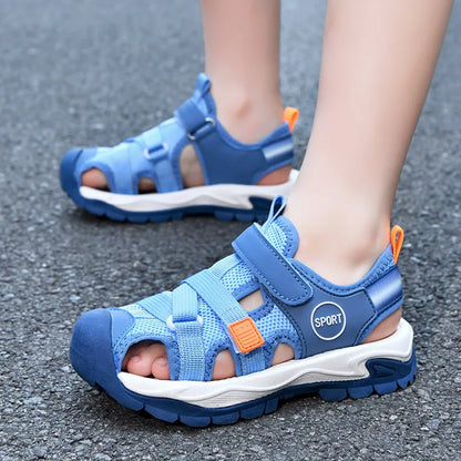 Fashion Boys Sandals Children Summer Shoes Sneaker Non-slip Closed Toe Water Shoes Outdoor Walkingsports Sandal for Boy Shoes